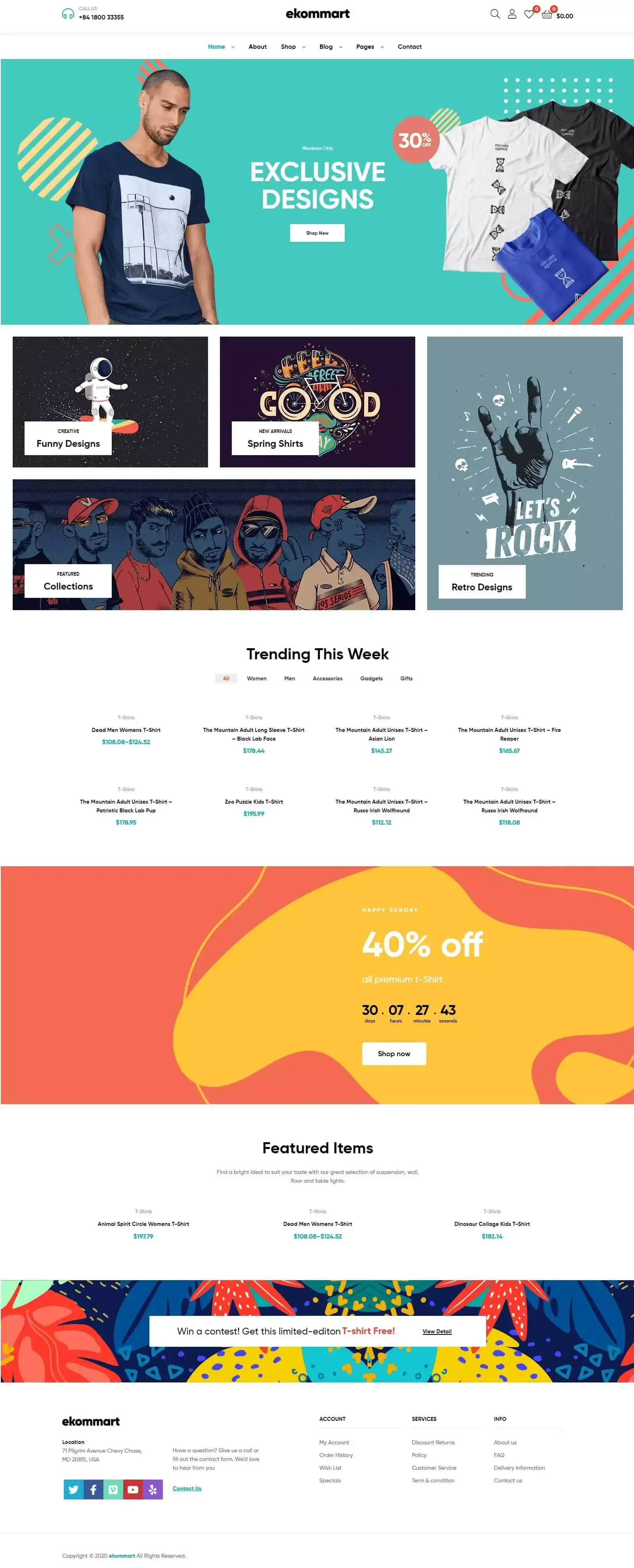 Marketing website for a growing brand